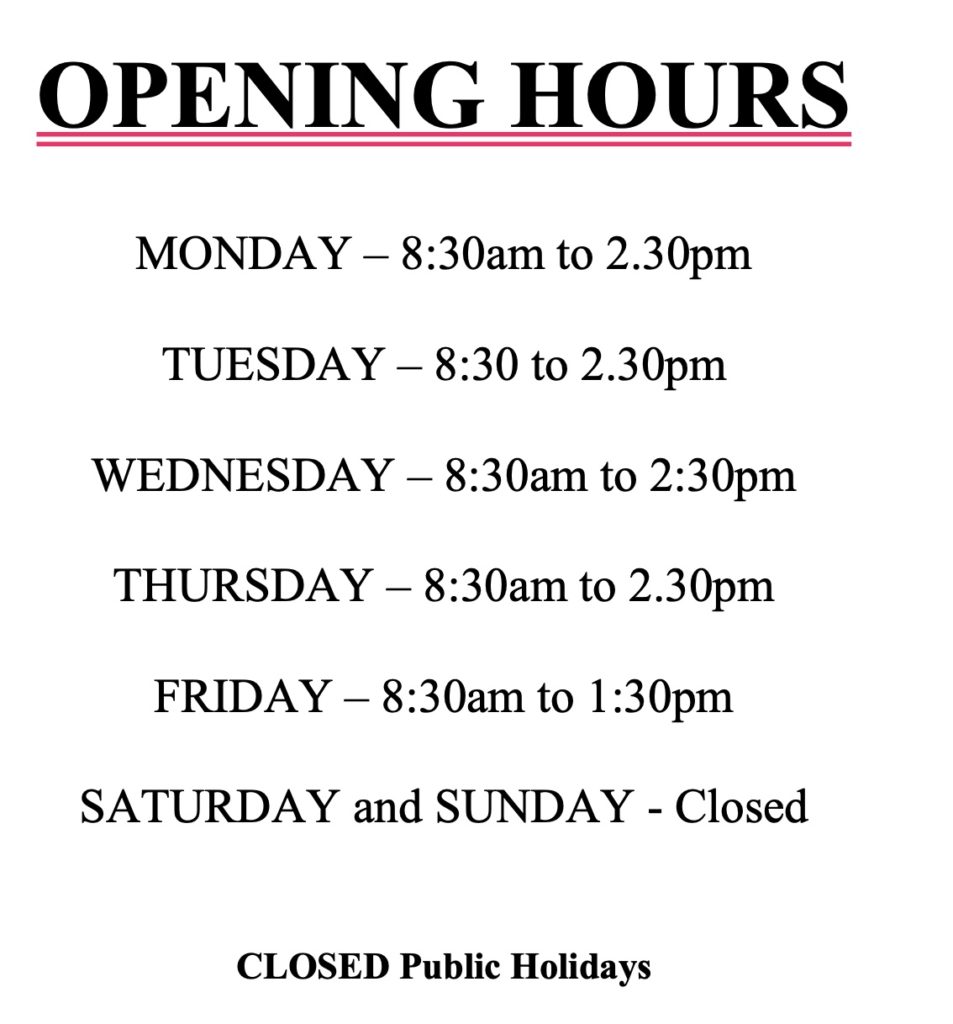 Opening Hours Image